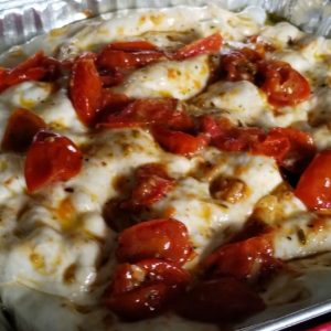 Garlic and roasted tomatoes Focaccia