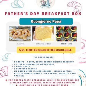 Buongiorno papà breakfast box.