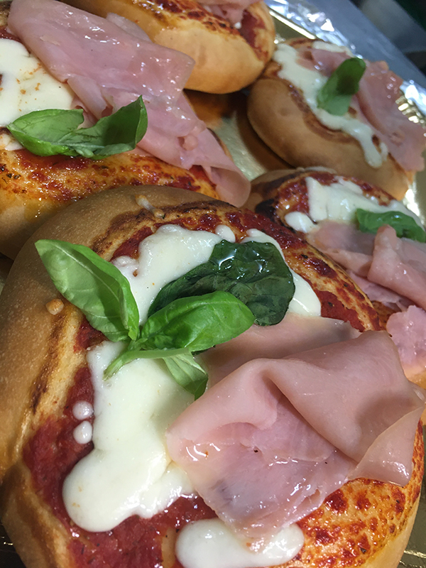 Sicilian mini pizzas for parties.