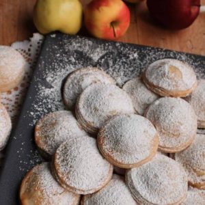 Apple filled cookies