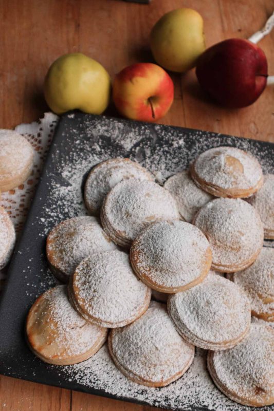 Apple filled cookies